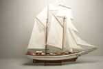 Modellbåt- "Fullriggare", 1900-tal