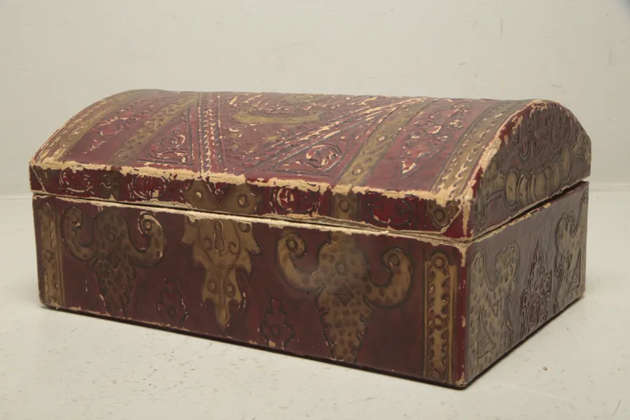 Skrin, 1800-tal, "Papier- Mache"