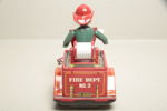 Plåtleksak, Fire Tricycle, "Nomura Toys, Japan"