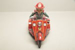 Plåtleksak, Fire Tricycle, "Nomura Toys, Japan"