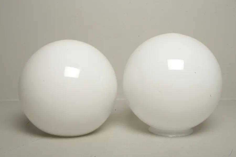 Lampkupor, Opalglas, 1-par