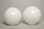 Lampkupor, Opalglas, 1-par