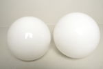 Lampkupor, Opalglas, 1-par
