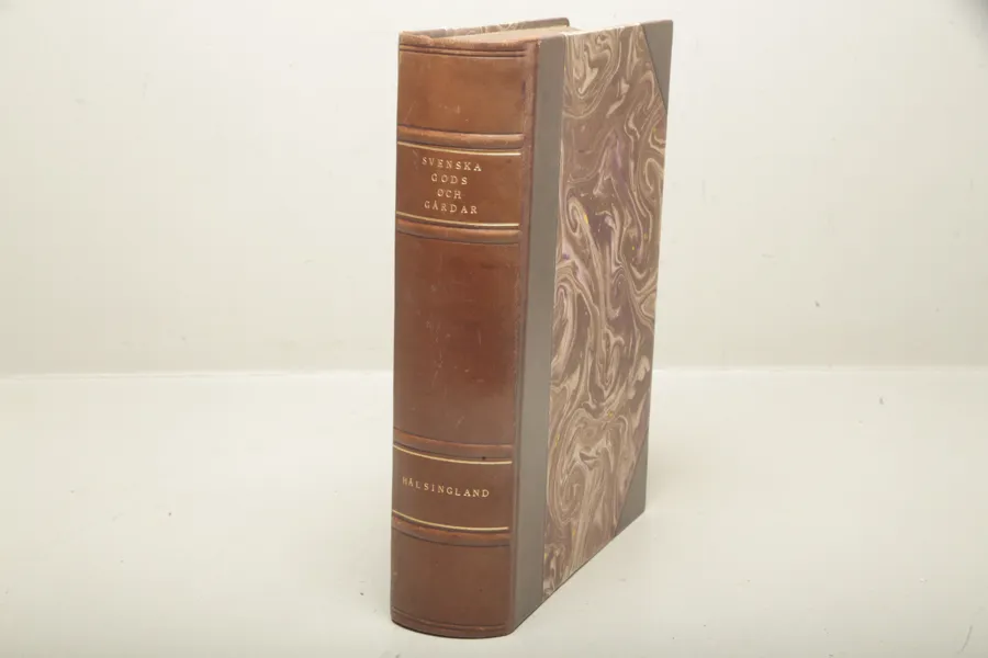 Bok- "Svenska Gods & Gårdar, Hälsingland med Orsa Finnmark", Tryckt: 1940