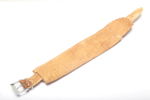 Sameslöjd- Läderarmband med silverinläggningar