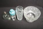 Diverse glas, bl.a. Skansen karaff 