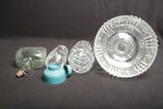 Diverse glas, bl.a. Skansen karaff 
