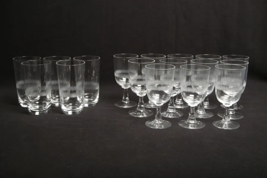 Glasservis, 17-Delar