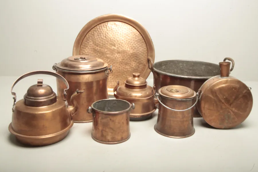 Koppar, 1800/1900-tal, Parti diverse