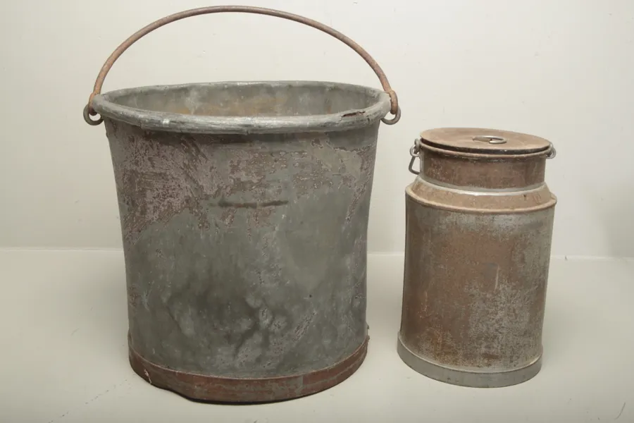 Kopparhink, 1800-tal & Mjölkkruka