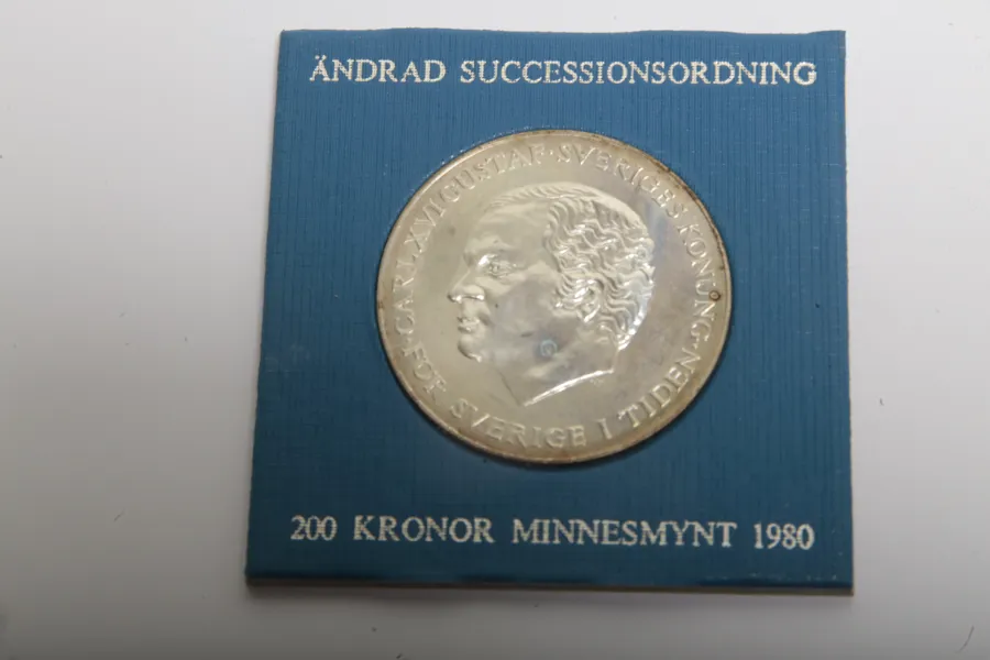Minnesmynt-1980, Silver (200kr)