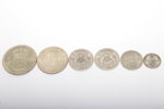 Mynt i silver, 6st