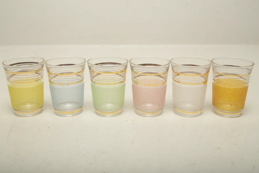 Glas- Retro, 6st, 1960/1970-tal