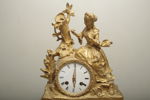 Bordspendyl, 1800-tal, Förgylld brons