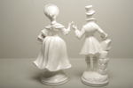 Figuriner, 1-par, Porslin, 1900-tal