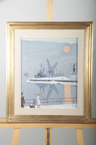 Jurgen Von Konow- Olja på duk, Signerad: 1949