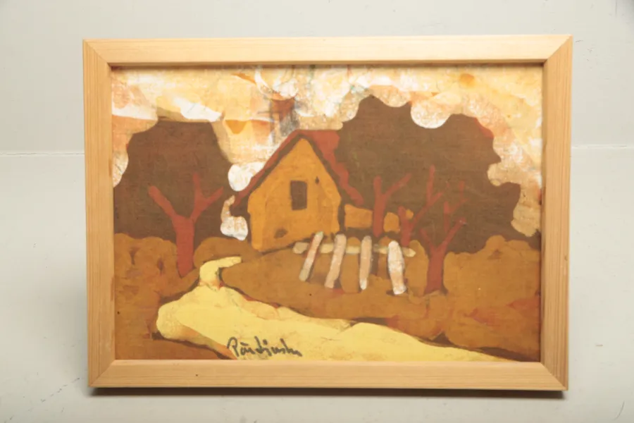 Pär Ljusberg- Batiktavla, Signerad 