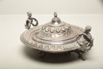 Serveringskanna & Sockerskål, Nysilver, England, 1900-tal