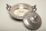 Serveringskanna & Sockerskål, Nysilver, England, 1900-tal