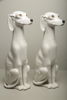 Figuriner, Porslin, 1-par "Vinthundar", Italy