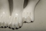 Figuriner, Porslin, 1-par "Vinthundar", Italy