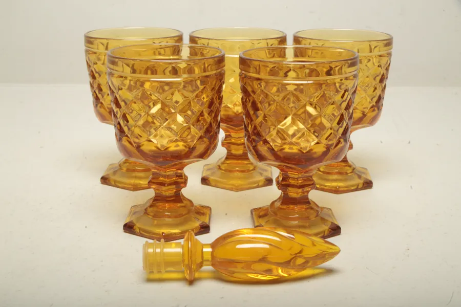 Glas, "Diamond"- Bormiolo, Italy, 5st
