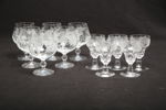 Konjakskupor- "Bohemia Kristal", 6st & Likörglas, 5st