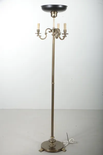 Golvlampa, 1940/1950-tal´, Mässing