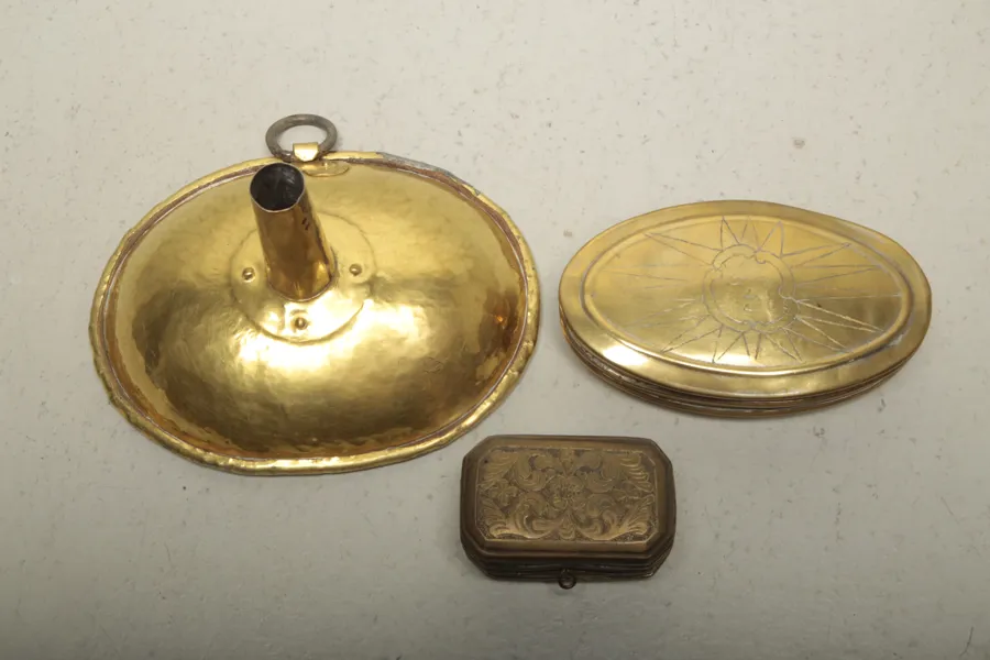 Mässing, 3-Delar, 1800/1900-tal