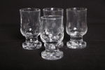 Pukeberg Glas, 4st Snapsglas