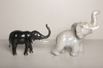 Figuriner, 2st, Elefanter, Porslin