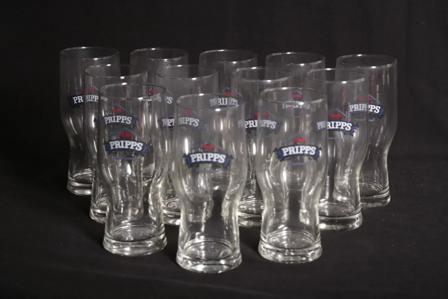 Ölglas- "Pripps", 12st
