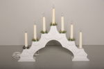 Adventsljusstake, Porslin