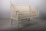 Möbelgrupp, Gustaviansk-stil, 1800/1900-tal, 3-Delar