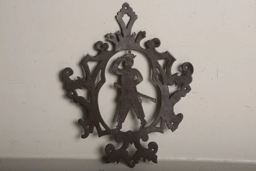 Smidesarbete, 1700/1800-tal, Vägg/Dörrutsmyckning