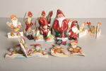 Juldekoration, 7st tomtar & 4st pappdekorationer