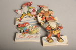 Juldekoration, 7st tomtar & 4st pappdekorationer