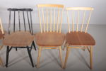 Edsbyverken- Stolar "Fanett", 6st, 1950/1960-tal