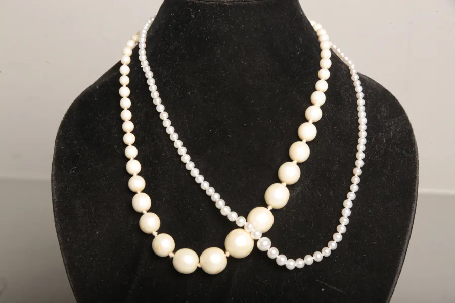 Pärlhalsband, 2st 