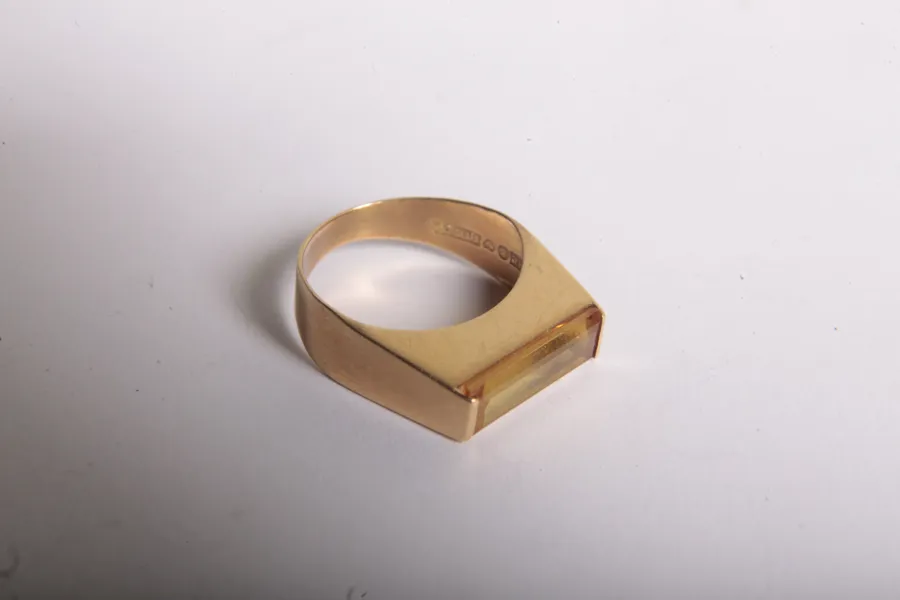 Guldring, 18K Guld