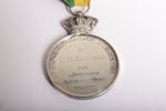 Medalj i silver- "Gustaf.V"- K. Patriotiska Sällskapet