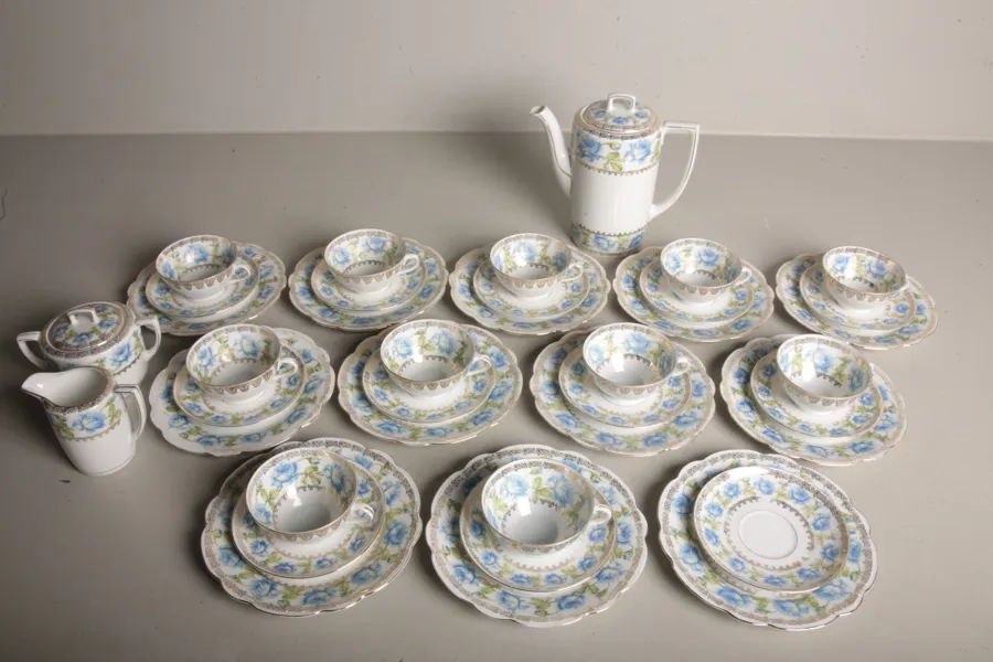 Kaffeservis, 38-Delar, "Rosmönter"