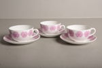 Gustavsberg servisdelar "Rosa", Design: Margareta Hennix, 6-Delar
