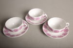 Gustavsberg servisdelar "Rosa", Design: Margareta Hennix, 6-Delar