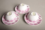 Gustavsberg servisdelar "Rosa", Design: Margareta Hennix, 6-Delar