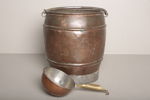 Kopparhink, 1800/1900-tal, Med tillhörande skopa