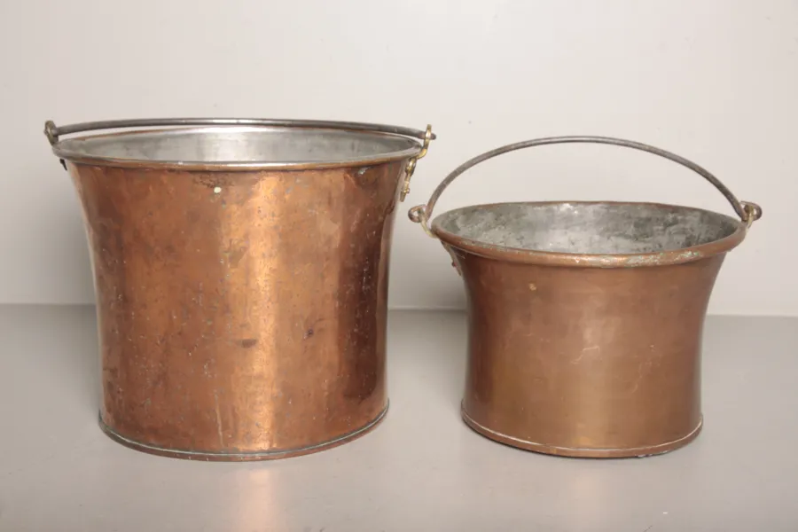 Kopparhinkar, 2st, 1800/1900-tal