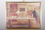 Carl Larsson- Bok & Tryckt Tavla "Interiör från hem"
