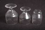 Glasservis, 31-Delar, Slipad dekor