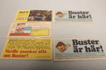 Serietidningar- "Prärier Serier- Davy Crockett", N:o 1-5, 1967